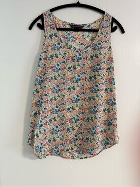French connection Floral Sleeveless Tank Top - Multicolor size 8